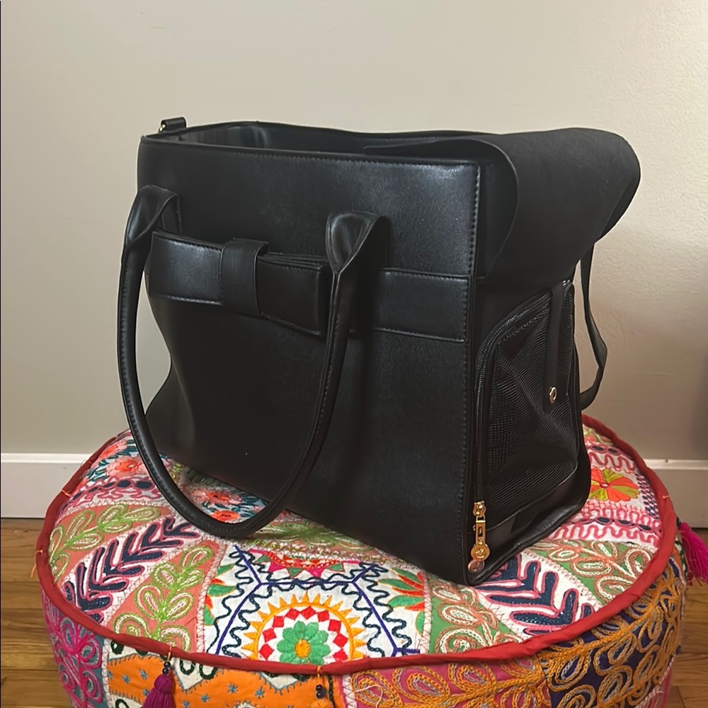 Elegant Black Tote Bag